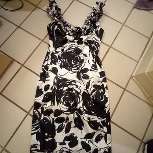 Black and white dress